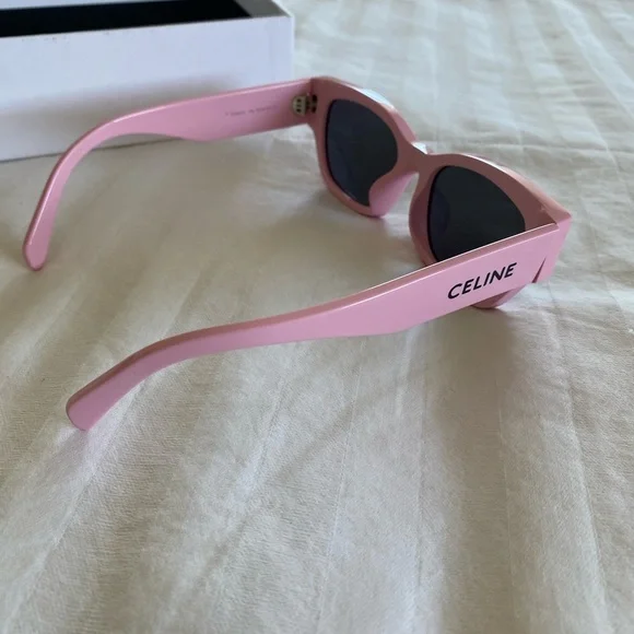 💗 AUTHENTIC CELINE Paris Pink Sunglasses – Authentic, Rare & Chic 💗 - Picture 8 of 11